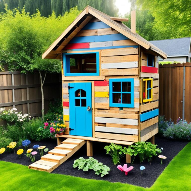 Affordable DIY Pallet Playhouse for Kids’ Backyard Fun