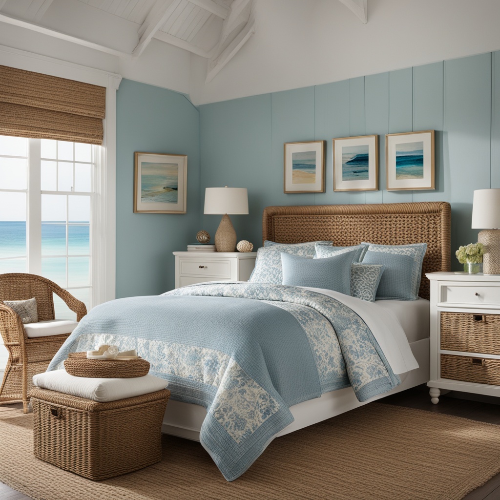 patterned coastal bedding