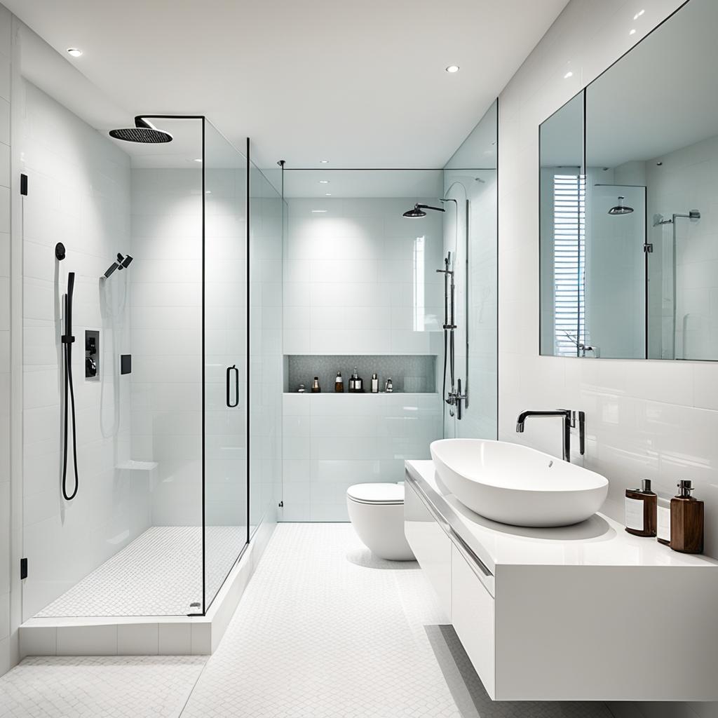 polished tiles bathroom