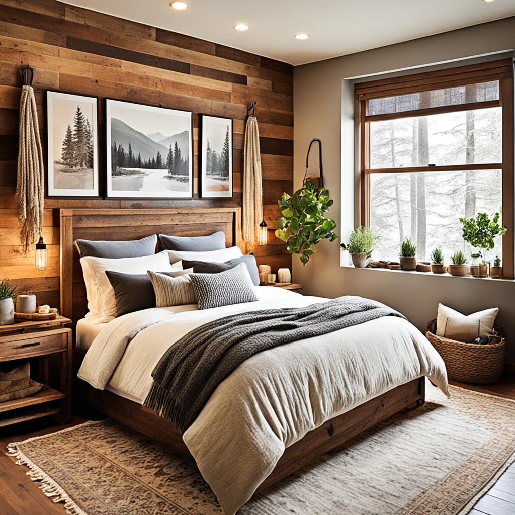 rustic bedroom decor