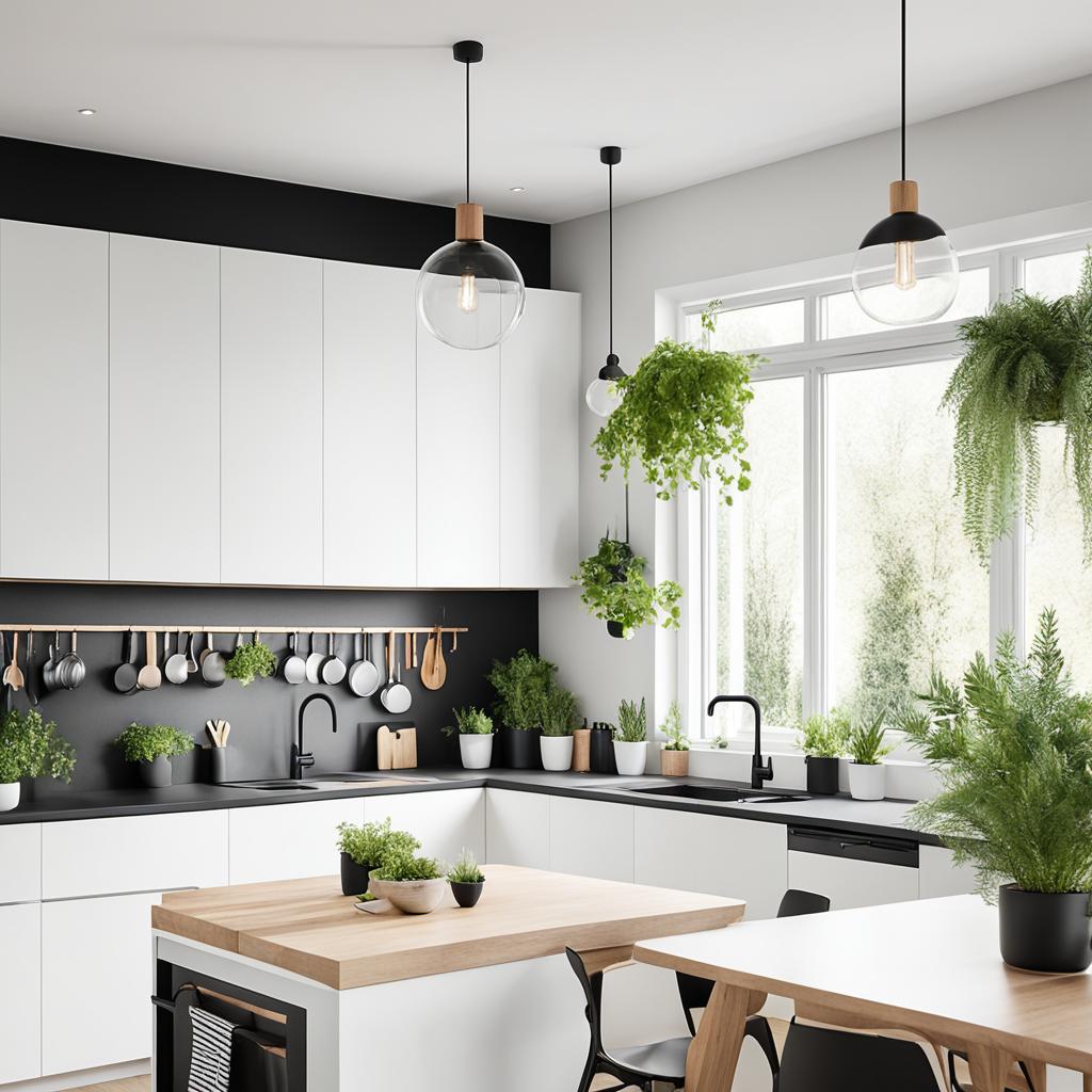 scandinavian-inspired kitchen