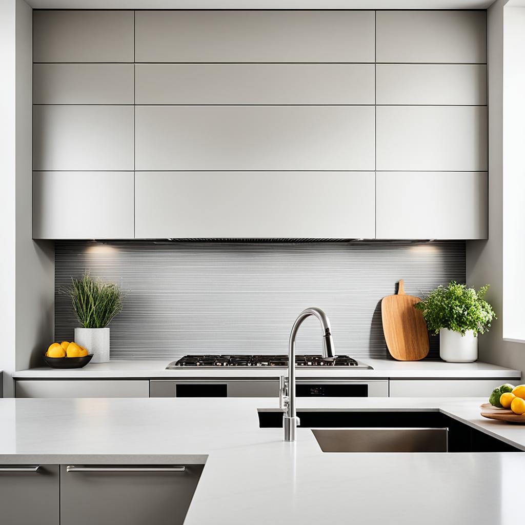 seamless kitchen backsplash