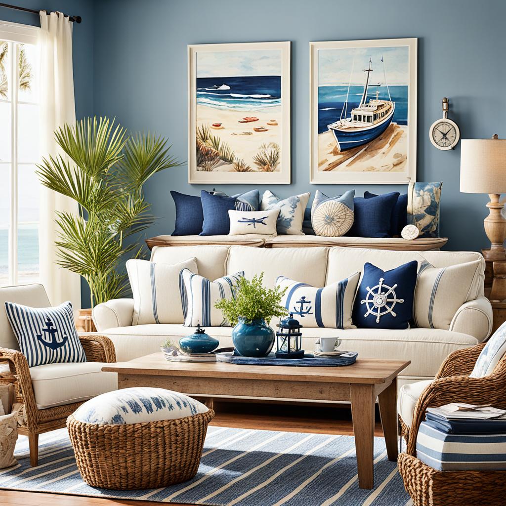 seaside themed furnishings