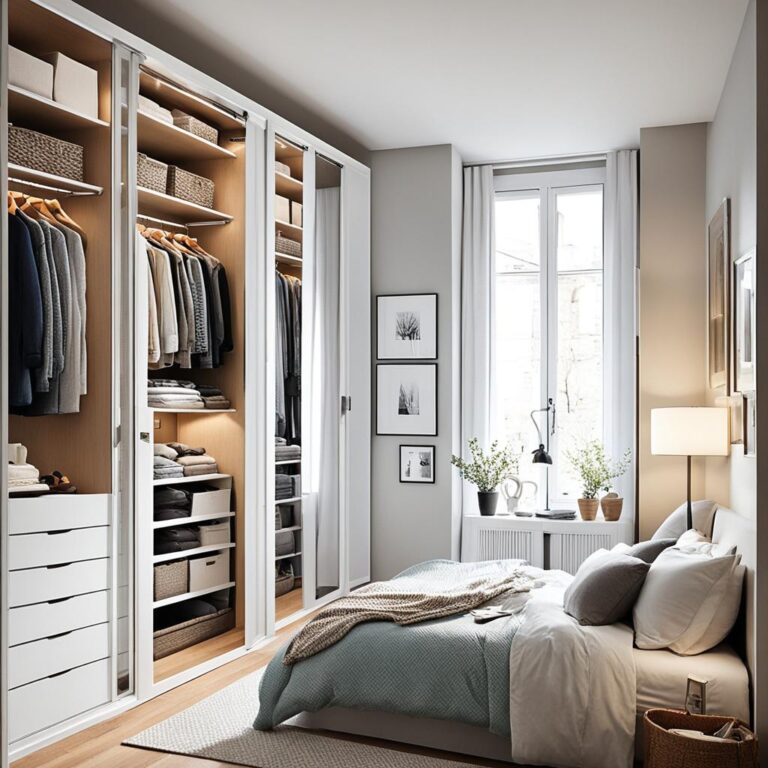 Small Bedroom with Closet: Space-Saving Design Ideas