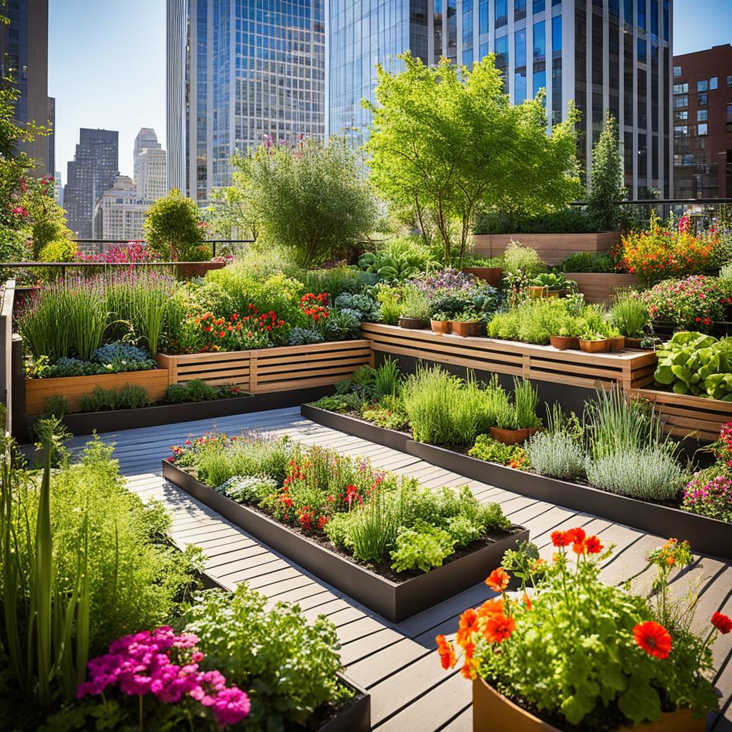 small raised garden beds for urban gardening