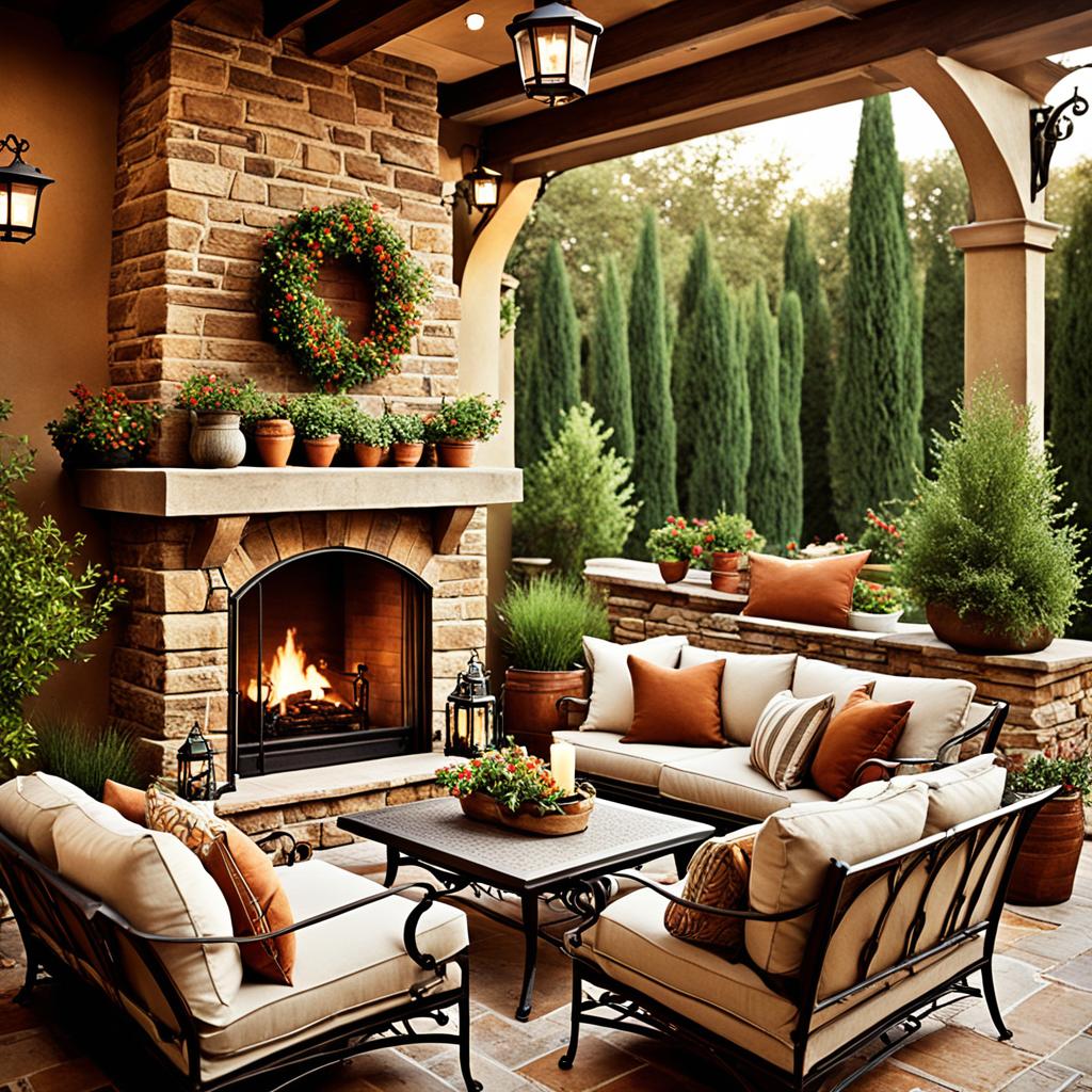 tuscan patio decor