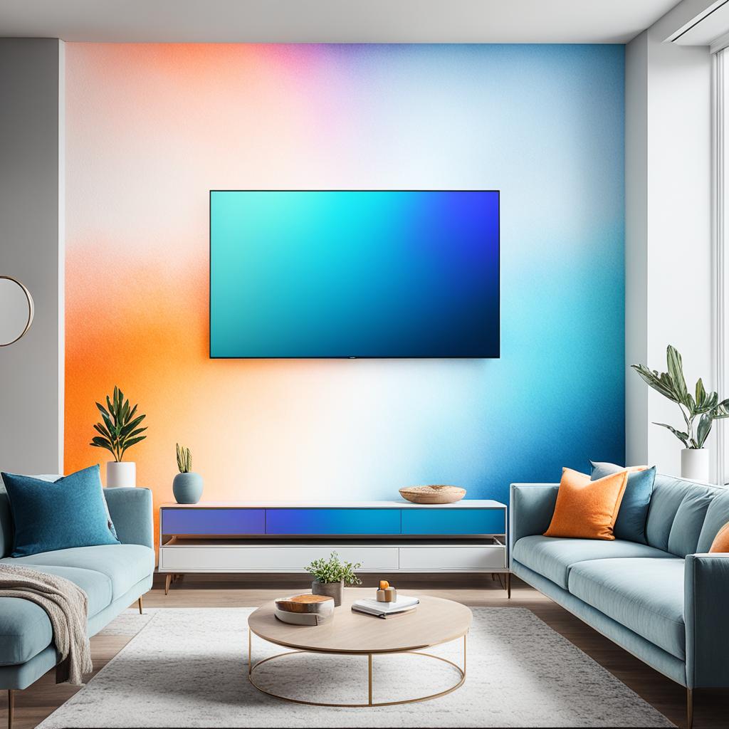 tv wall colors