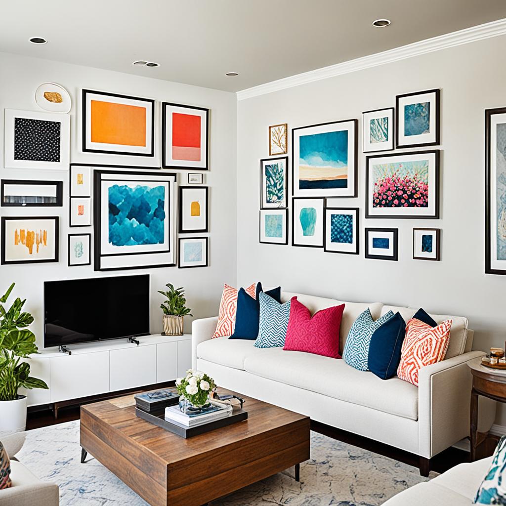 tv wall gallery ideas