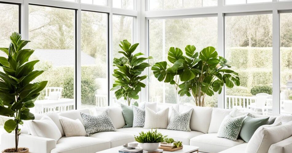 white living room