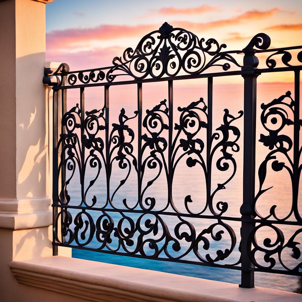 wrought iron detailing