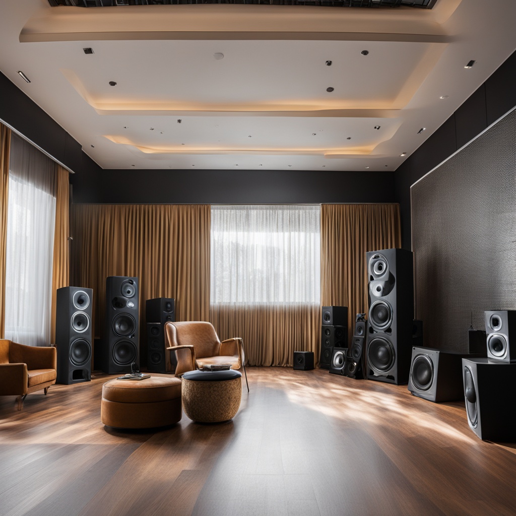 Acoustic treatment in music room