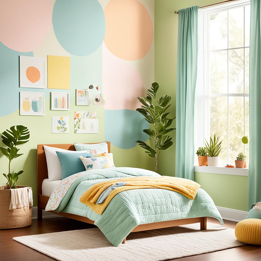 Eco-friendly paint for children's bedroom