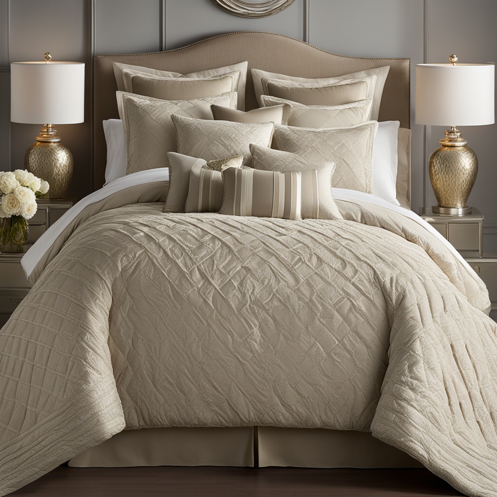 Luxurious guest room bedding