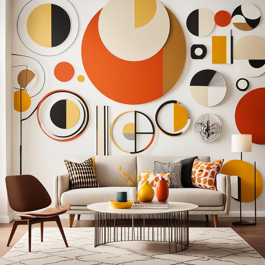 Mid-century modern art and wall decor