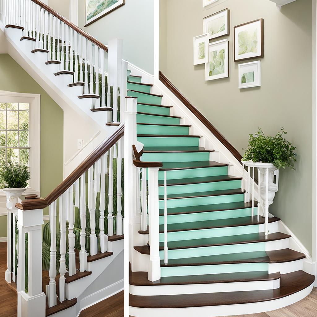 Painted stair renovation