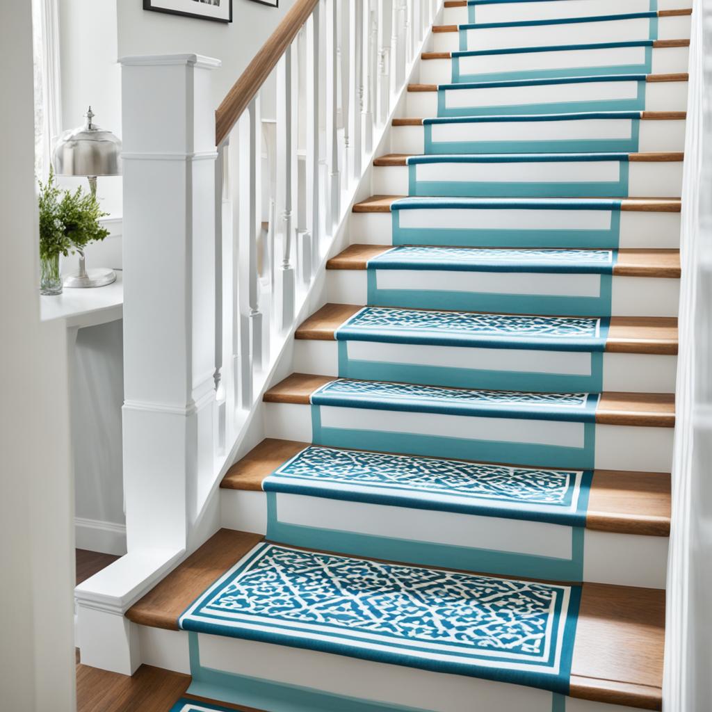 Painted stair runners