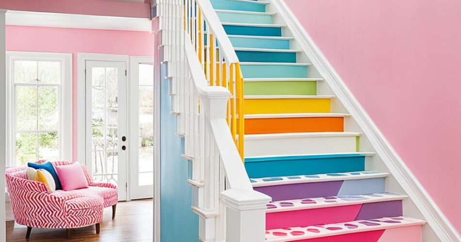 Painted stair transformation