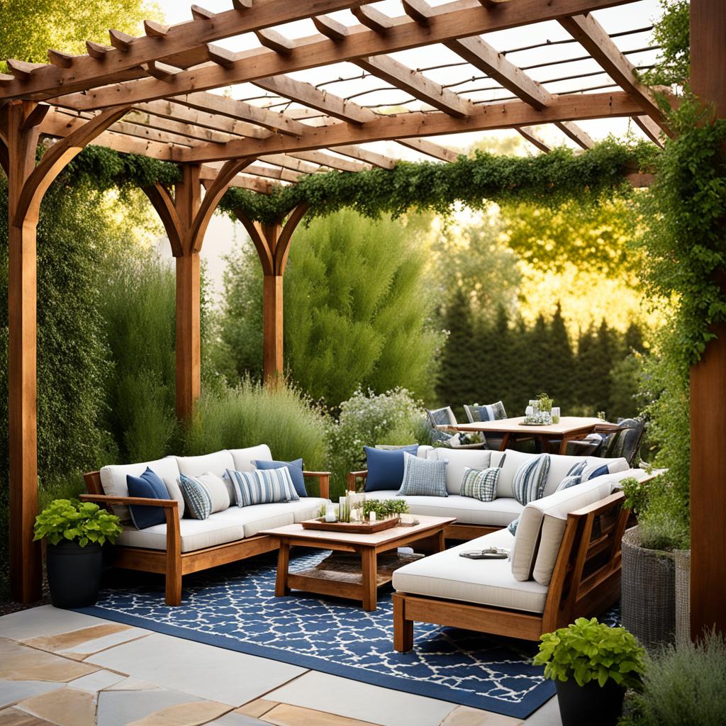 Pergola designs for outdoor living spaces