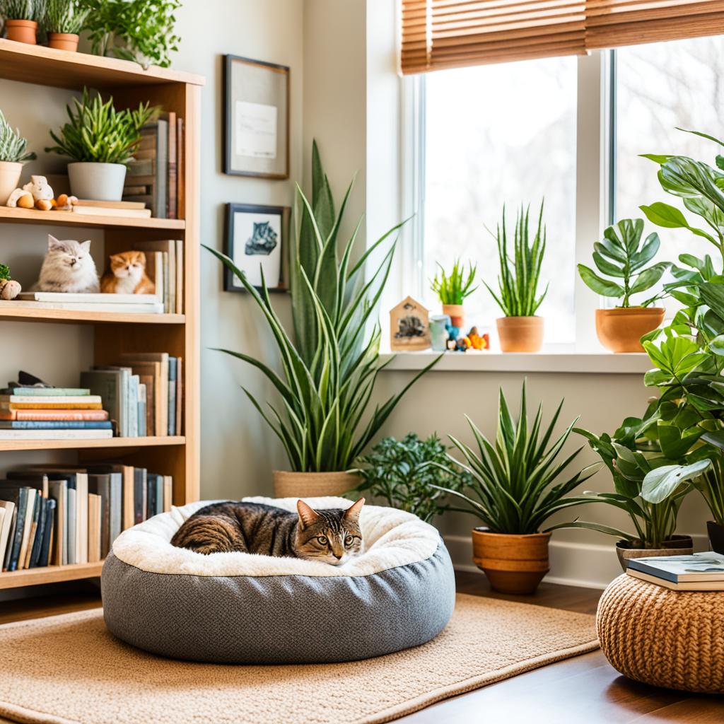 Pet-friendly spaces with cozy nooks