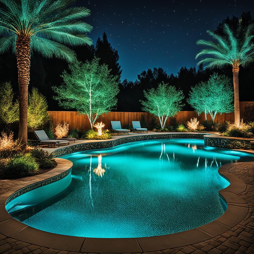 Pool lighting strategies