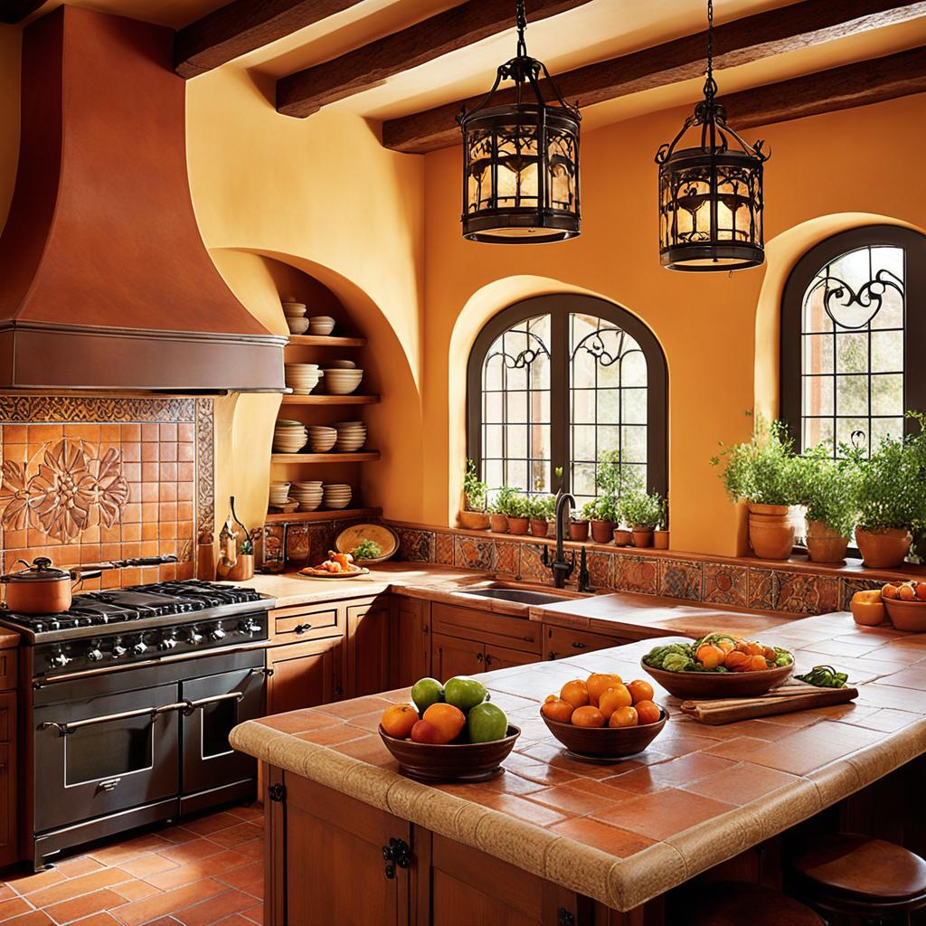 Spanish kitchen colors