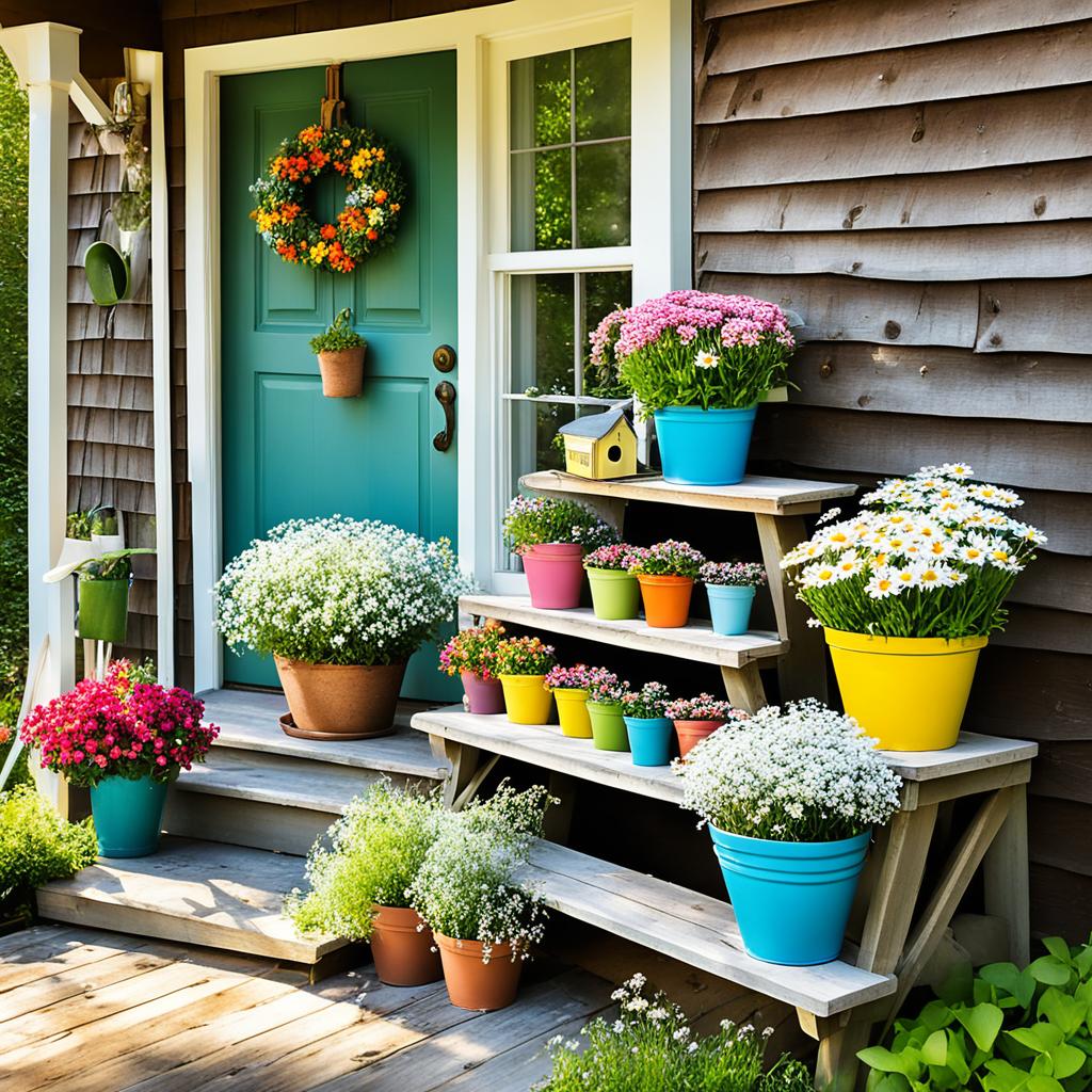 Spring porch embellishments