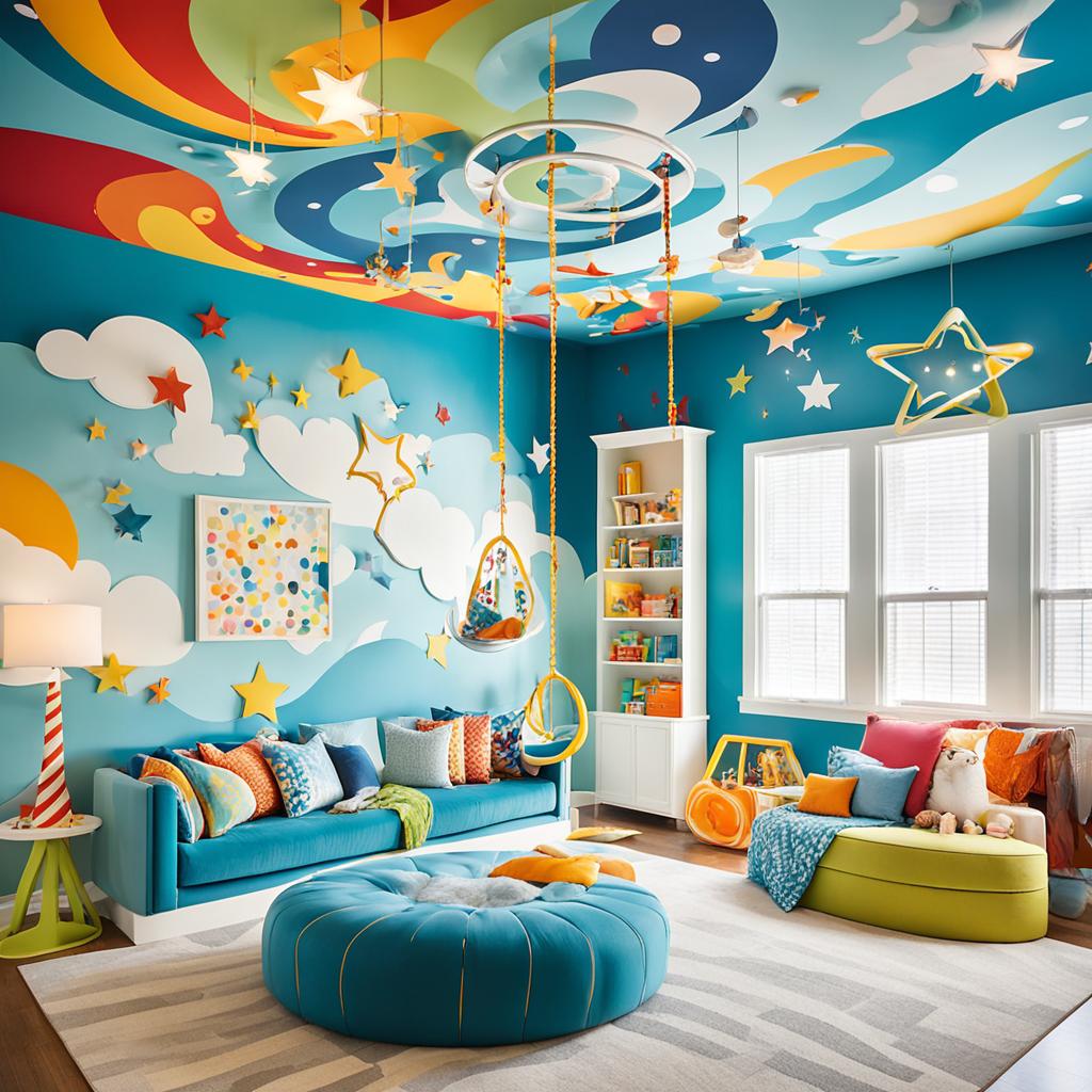 Whimsical paint techniques for children's rooms