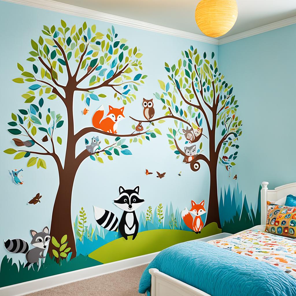 creative kids room wall art