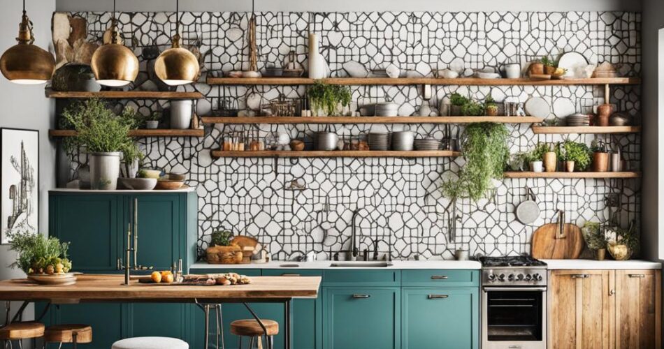 eclectic kitchen