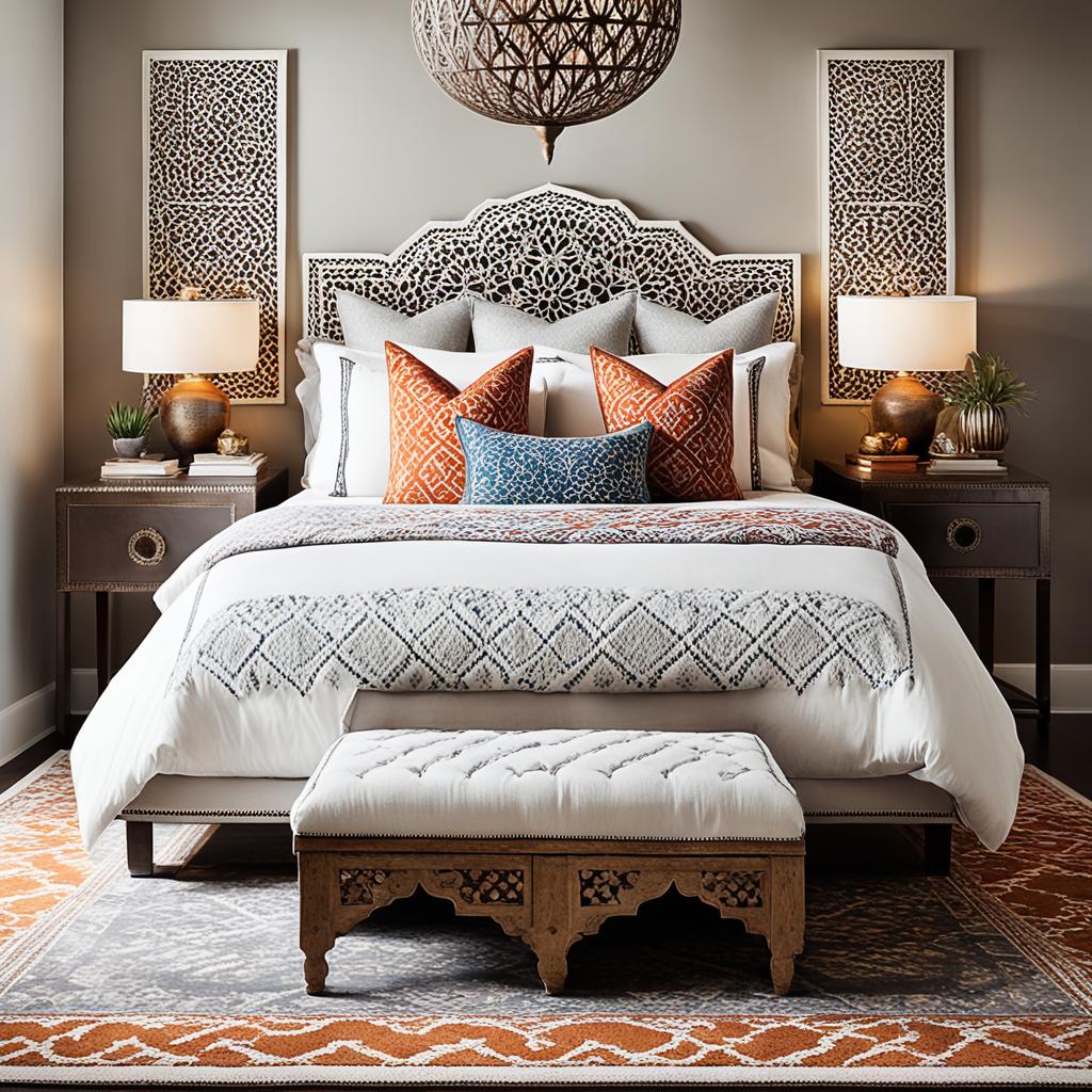 modern moroccan style bedroom