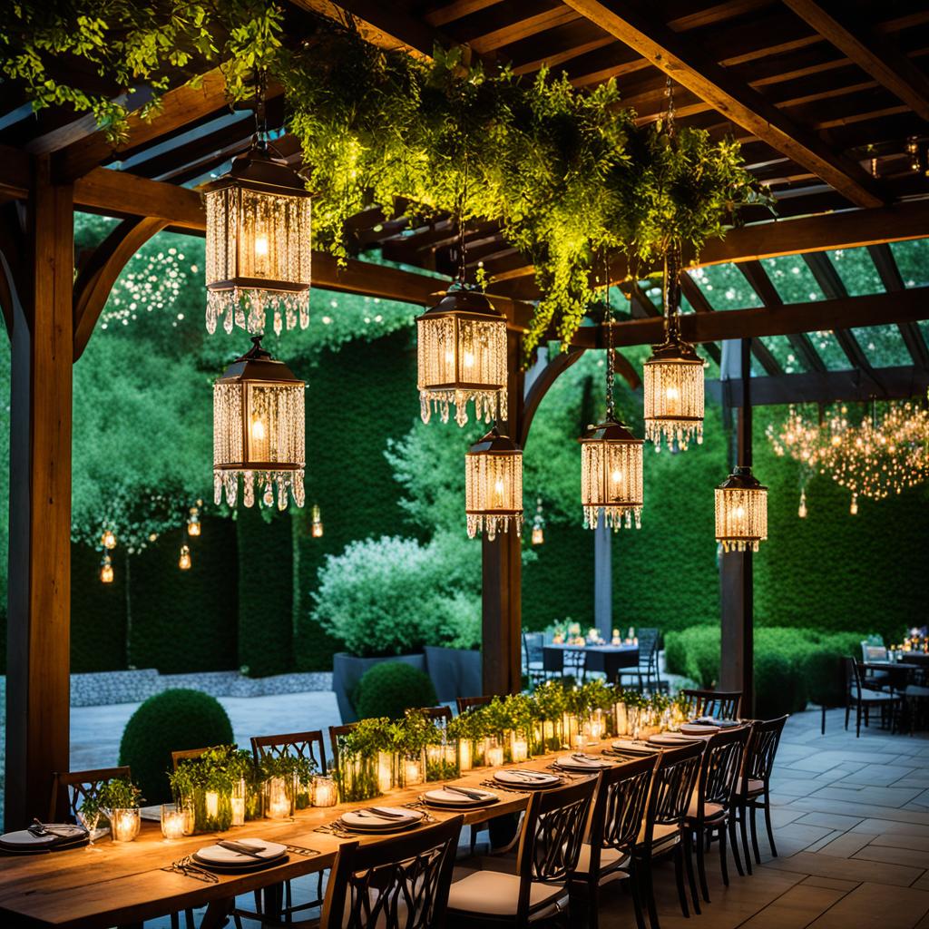 outdoor chandeliers