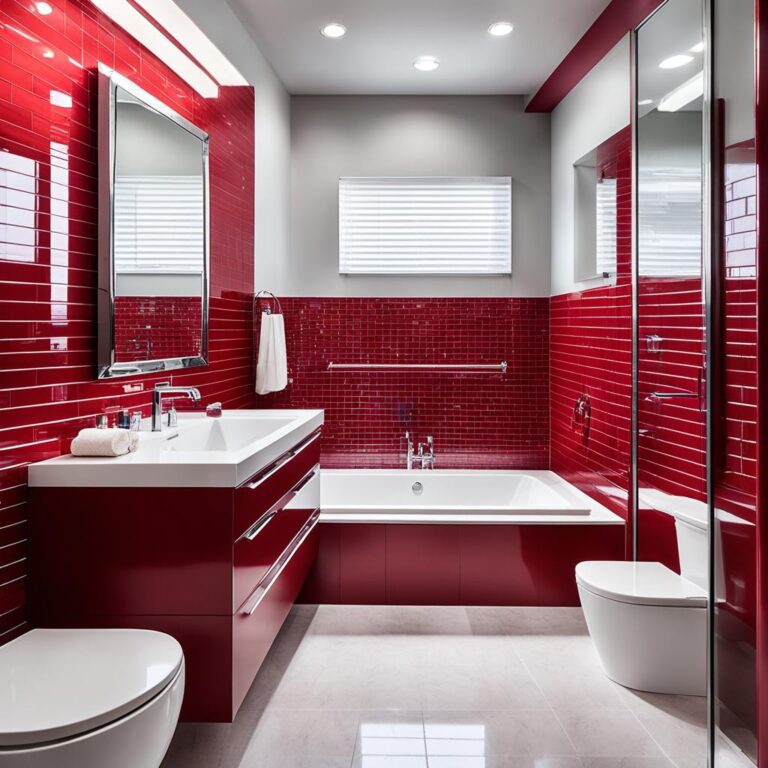 Bold and Vibrant: Red Bathroom Ideas to Energize Your Space