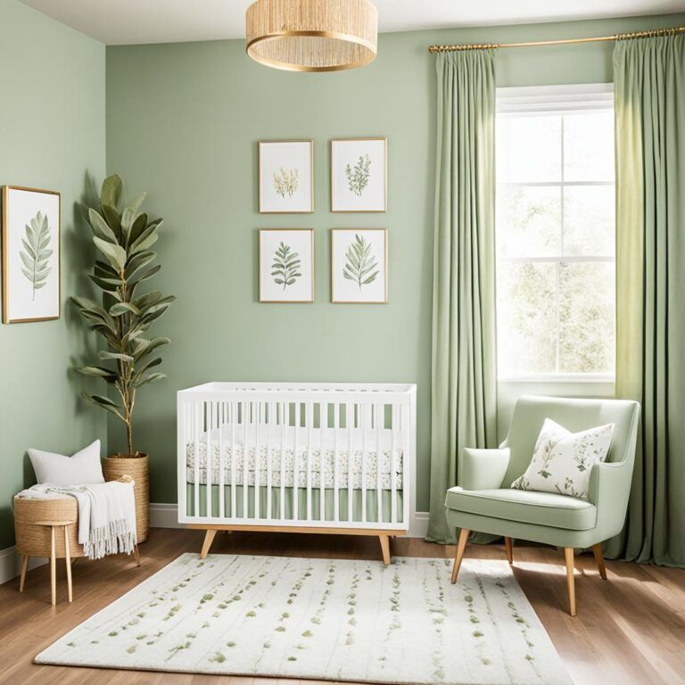 Sage Green Nursery Ideas: Serene Baby Room Designs