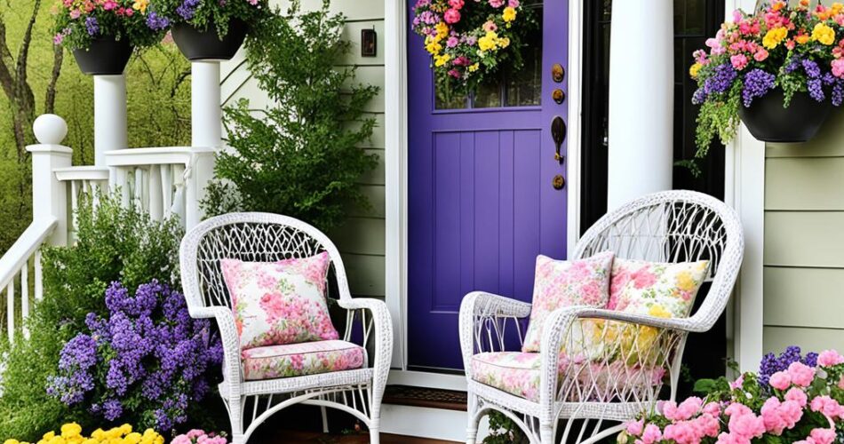 spring porch decor