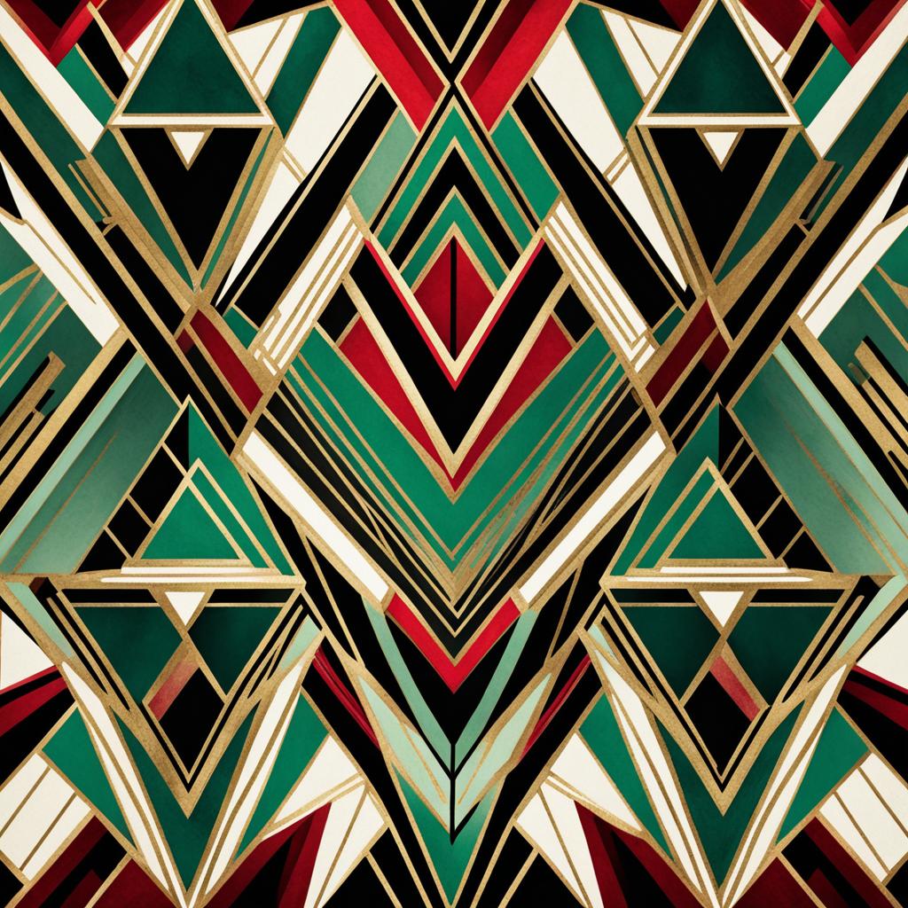 Art Deco geometric patterns