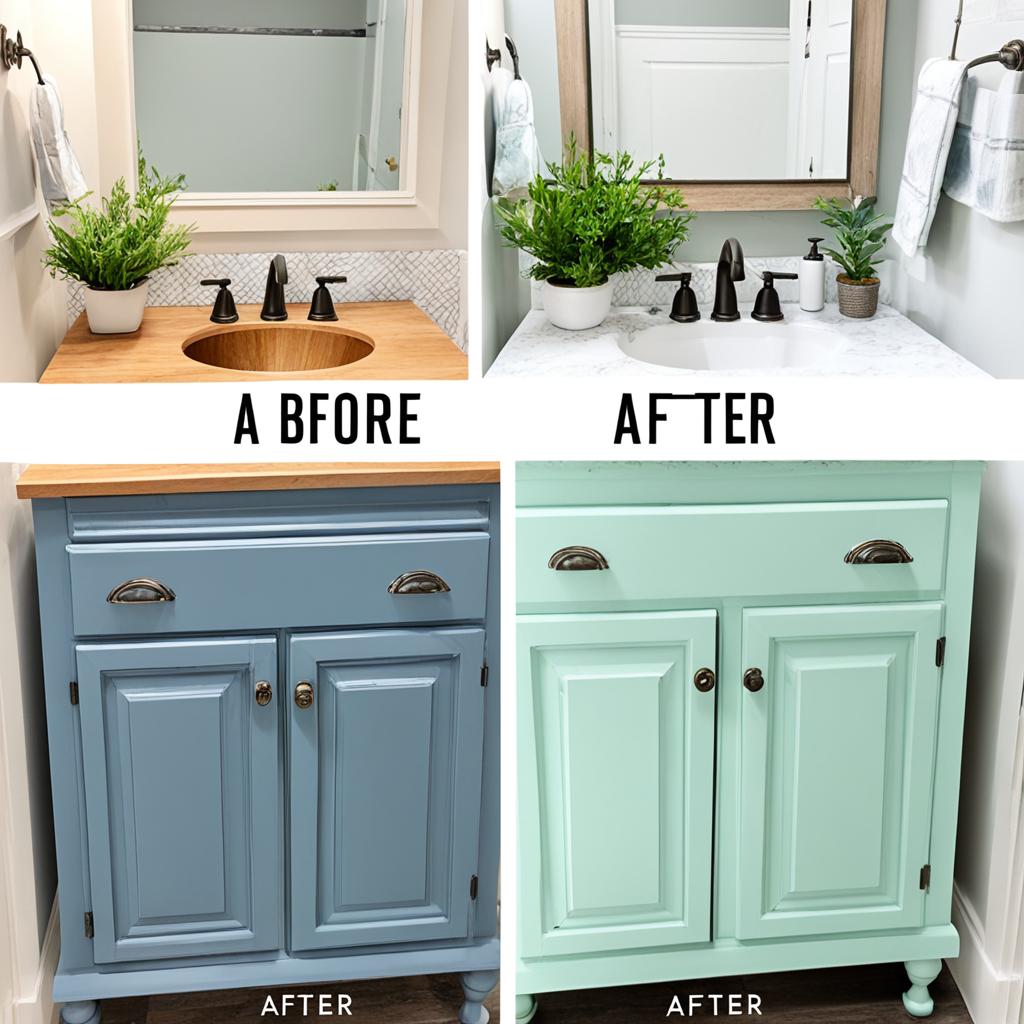 DIY vanity makeover