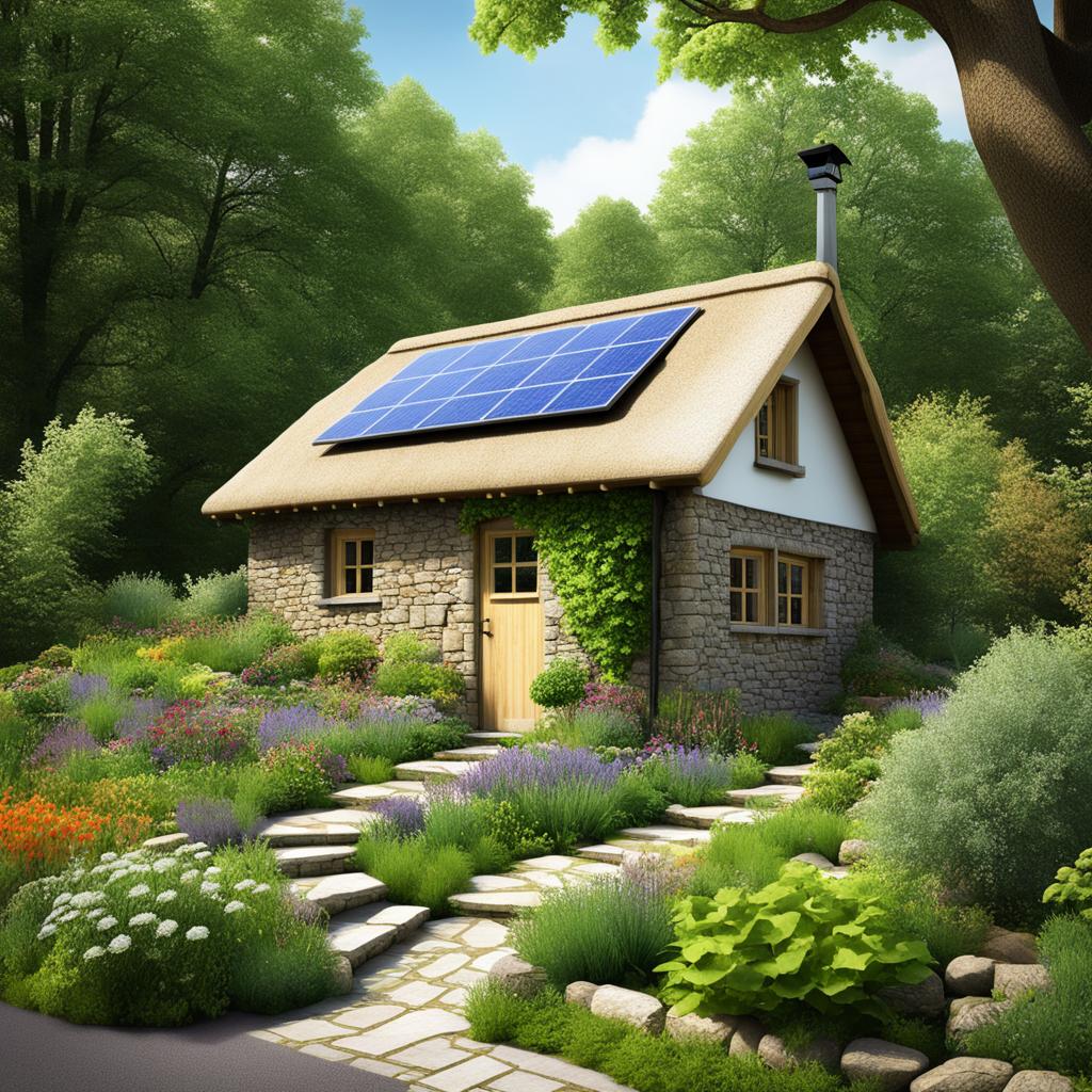 Eco-friendly stone cottage