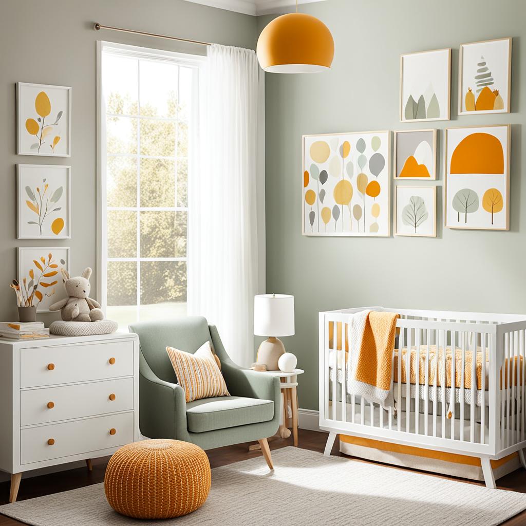 Gender-neutral nursery color schemes