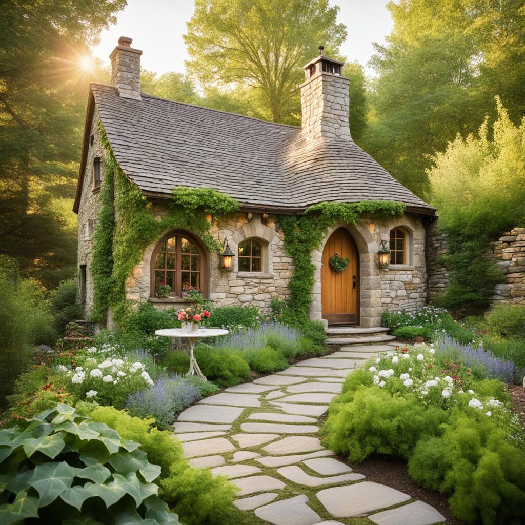 Stone cottage remodeling