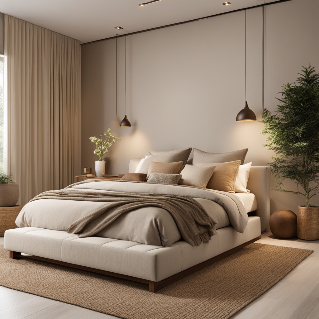 earth-toned bedrooms