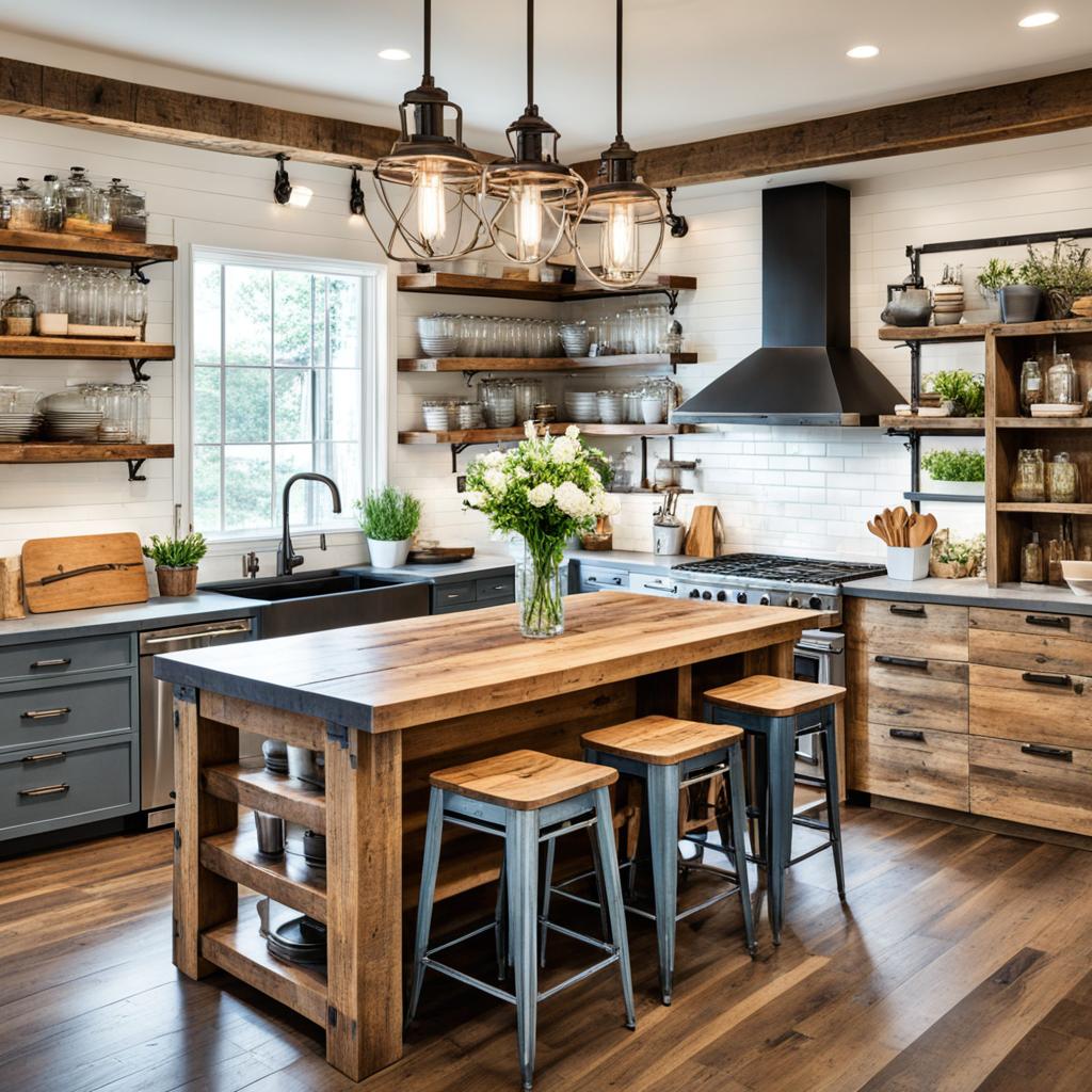 farmhouse kitchen island