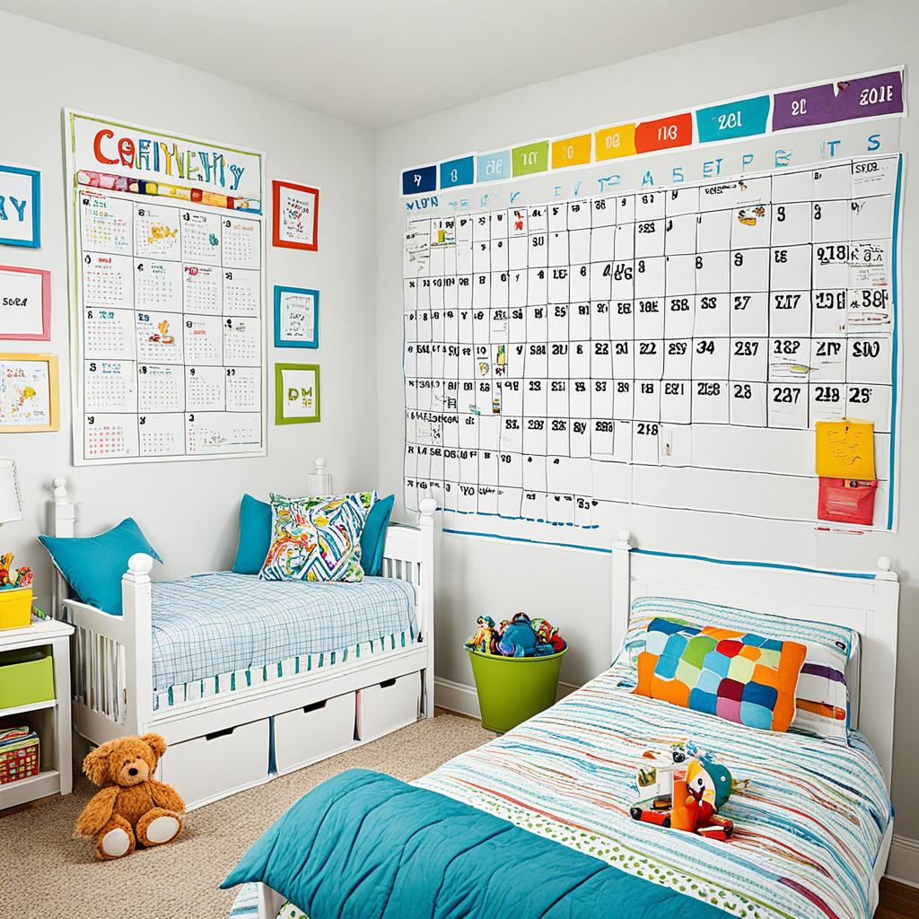 kids room cleaning schedule