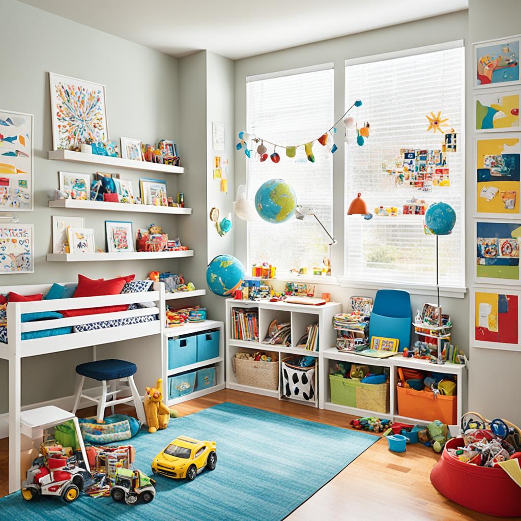 maximizing space in kid's rooms